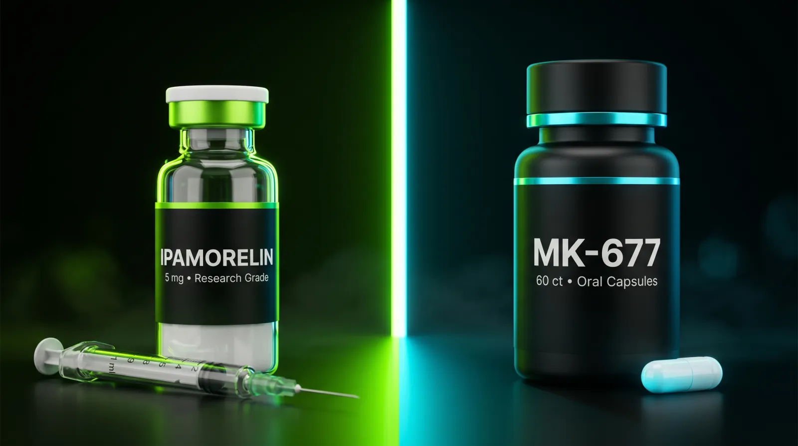 is ipamorelin mk677 Ipamorelin vs MK-677 (Ibutamoren): Which GH Secretagogue Is